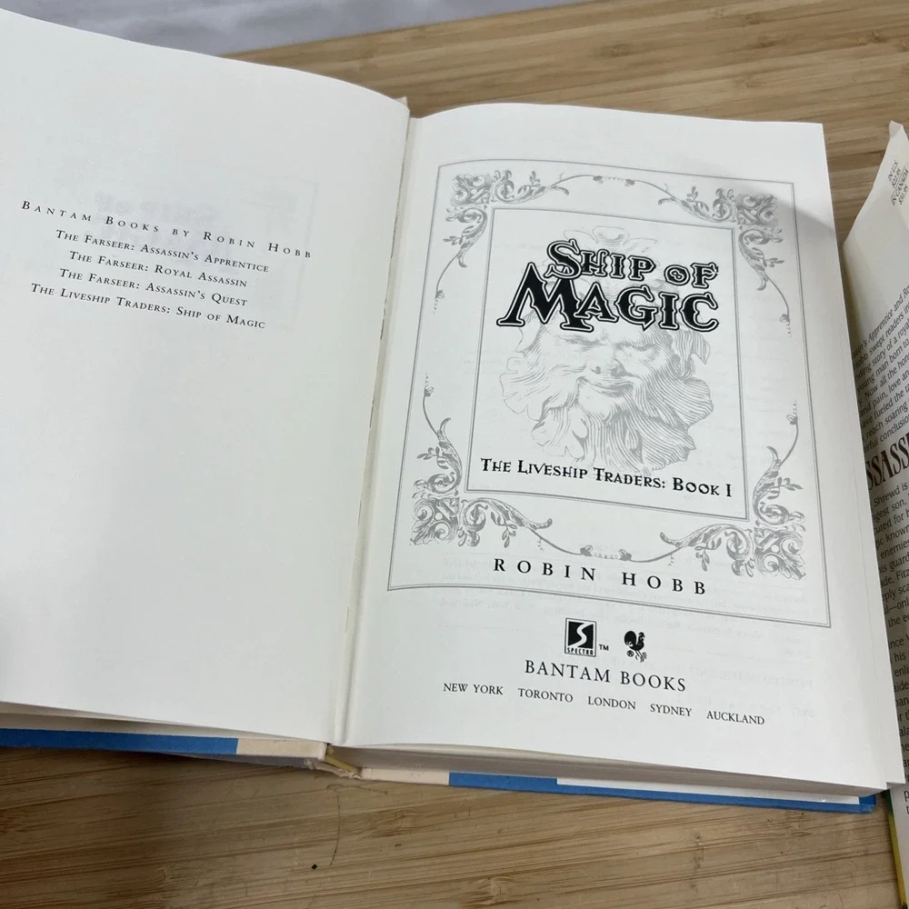 Robin Hobb Lot 2 1st Edition 1st Print Assassin's Quest Ship of Magic Hardcover